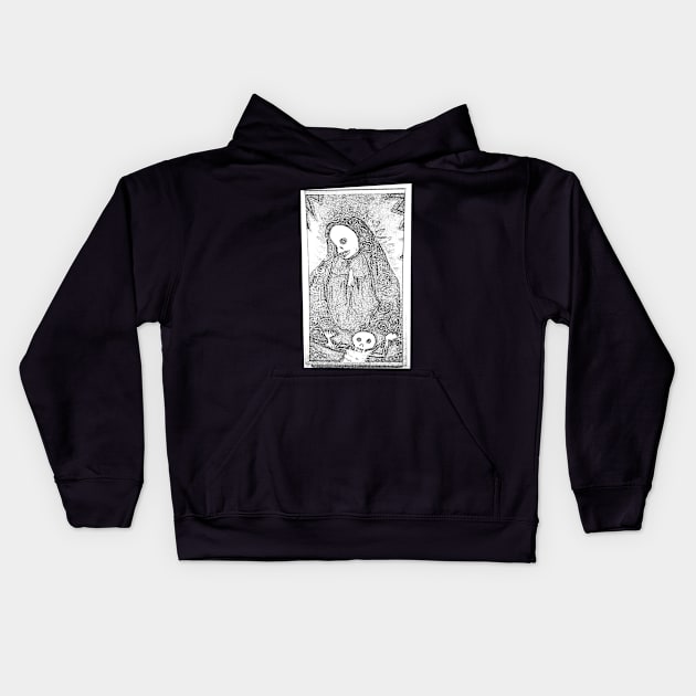 Virgin of Guadalupe Kids Hoodie by Edofest